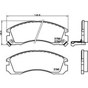 Слика 2 на плочки HELLA PAGID 8DB 355 016-531