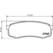 Слика 2 на плочки HELLA PAGID 8DB 355 016-831