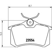 Слика 2 на плочки HELLA PAGID 8DB 355 017-711