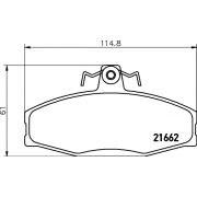 Слика 2 на плочки HELLA PAGID 8DB 355 017-931