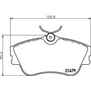 Слика 2 на плочки HELLA PAGID 8DB 355 018-071