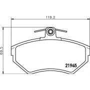 Слика 2 на плочки HELLA PAGID 8DB 355 018-241