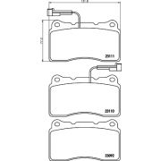 Слика 2 на плочки HELLA PAGID 8DB 355 018-361