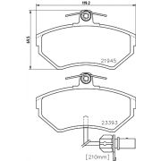 Слика 2 на плочки HELLA PAGID 8DB 355 018-451