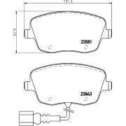 Слика 2 на плочки HELLA PAGID 8DB 355 018-811