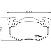 Слика 2 на плочки HELLA PAGID 8DB 355 018-951