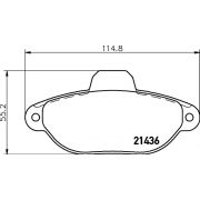 Слика 2 на плочки HELLA PAGID 8DB 355 019-161