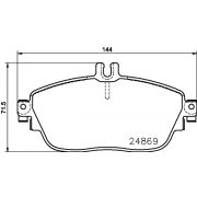 Слика 2 на плочки HELLA PAGID 8DB 355 019-721