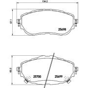 Слика 2 на плочки HELLA PAGID 8DB 355 020-281