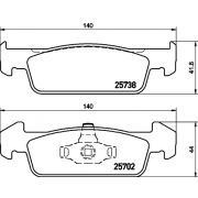 Слика 2 $на Плочки HELLA PAGID 8DB 355 020-421