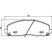 Слика 2 на плочки HELLA PAGID 8DB 355 020-571