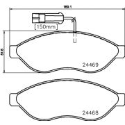 Слика 2 на плочки HELLA PAGID 8DB 355 020-651