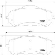 Слика 2 на плочки HELLA PAGID 8DB 355 021-321