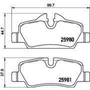 Слика 2 на плочки HELLA PAGID 8DB 355 021-481