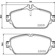 Слика 2 на плочки HELLA PAGID 8DB 355 021-551