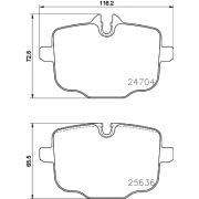 Слика 1 на плочки HELLA PAGID 8DB 355 024-921