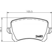 Слика 1 на плочки HELLA PAGID 8DB 355 025-331