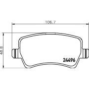 Слика 2 на плочки HELLA PAGID 8DB 355 025-401