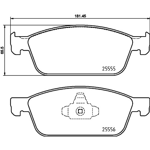 Слика на Плочки HELLA PAGID 8DB 355 025-511