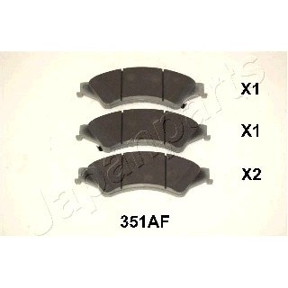 Слика на Плочки JAPANPARTS PA-351AF