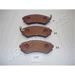 Слика на плочки JAPANPARTS PP-137AF за Nissan Almera Hatchback (N15) 2.0 D - 75 коњи дизел