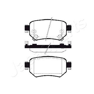 Слика на Плочки JAPANPARTS PP-319AF