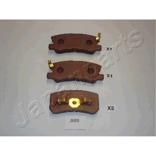 Слика на плочки JAPANPARTS PP-505AF за Mitsubishi ASX (GA W) 1.8 DI-D 4WD - 116 коњи дизел