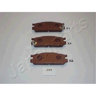 Слика на Плочки JAPANPARTS PP-701AF