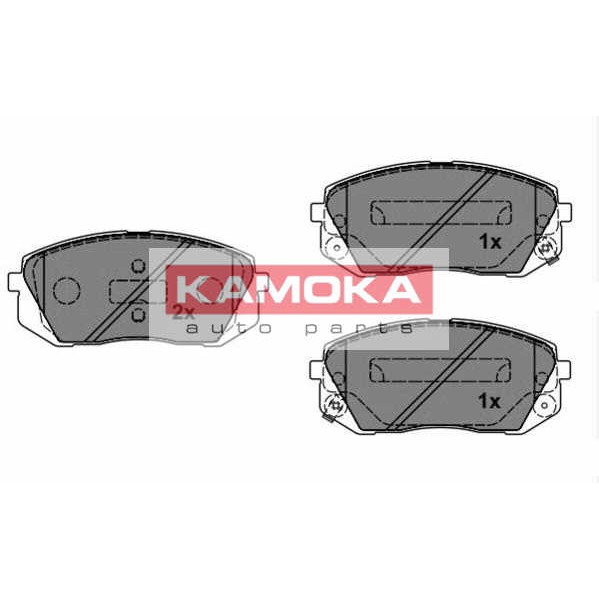 Слика на плочки KAMOKA  JQ101149 за Hyundai ix35 (LM) 2.0 CRDi 4WD - 136 коњи дизел