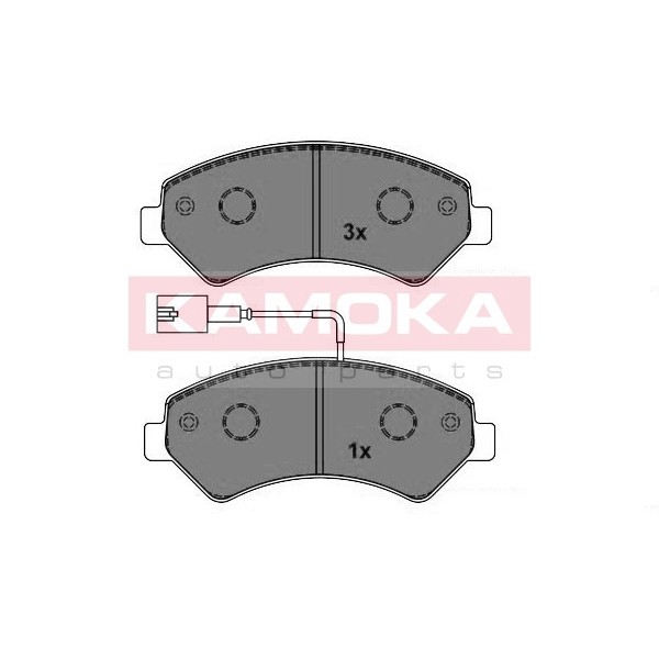 Слика на плочки KAMOKA  JQ101150 за Fiat Ducato Platform 250 160 Multijet 3,0 D - 158 коњи дизел