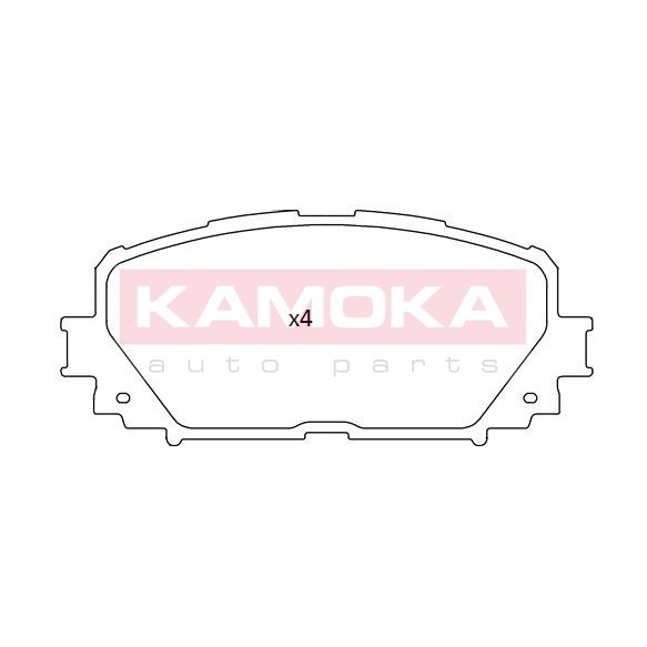 Слика на плочки KAMOKA  JQ101173 за Toyota Yaris (P13) 1.0 - 69 коњи бензин