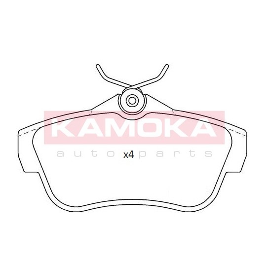 Слика на плочки KAMOKA JQ101174 за Peugeot Expert Tepee (VF3V) 2.0 HDi 140 - 136 коњи дизел