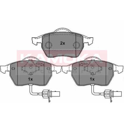 Слика на плочки KAMOKA  JQ1012646 за Audi A6 Avant (4B, C5) 2.4 - 165 коњи бензин