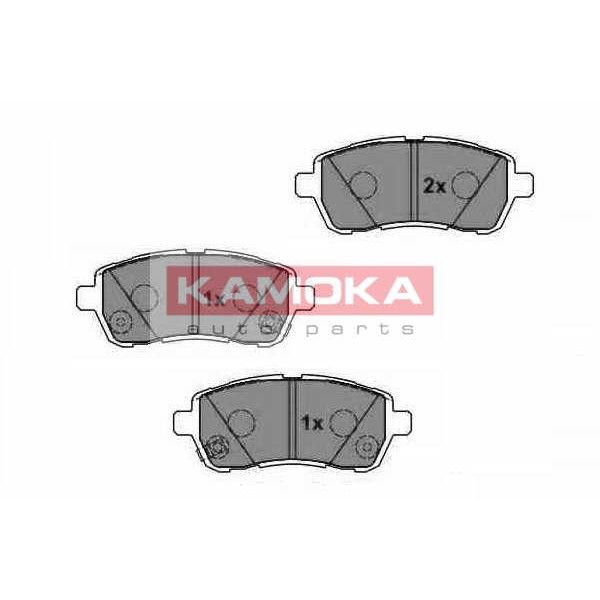 Слика на плочки KAMOKA  JQ1018454 за Mazda 2 Hatchback (DE) 1.5 - 103 коњи бензин