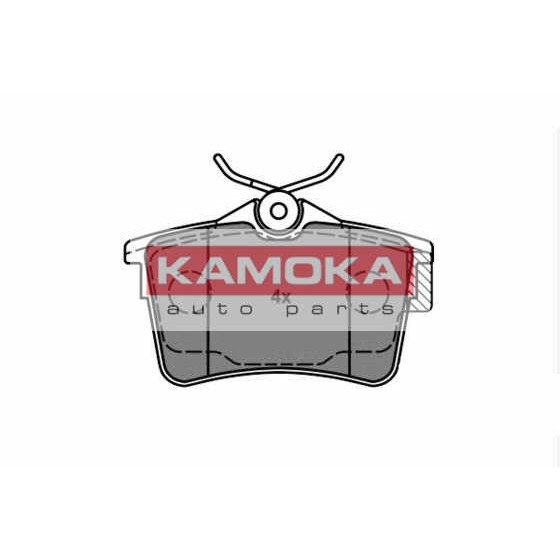 Слика на плочки KAMOKA  JQ1018501 за Peugeot Partner Tepee 1.6 HDi - 90 коњи дизел