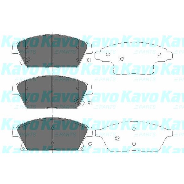 Слика на Плочки KAVO PARTS KBP-1014