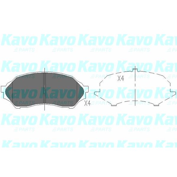 Слика на Плочки KAVO PARTS KBP-4505