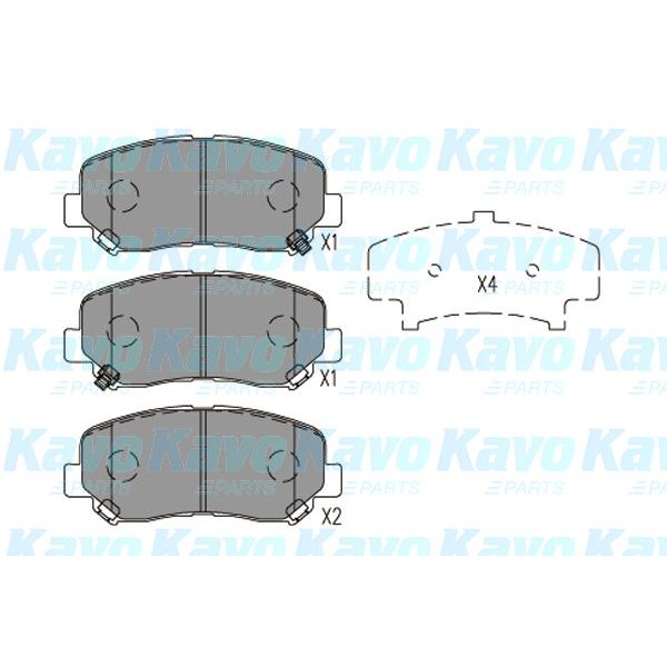 Слика на плочки KAVO PARTS KBP-4563 за Mazda CX-5 (KF) 2.0 AWD - 165 коњи бензин