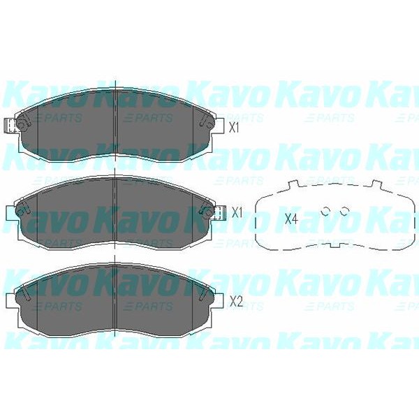 Слика на Плочки KAVO PARTS KBP-5517