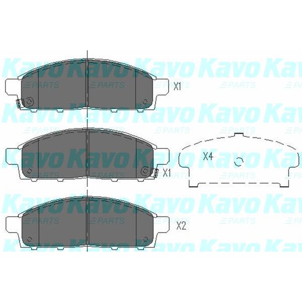 Слика на Плочки KAVO PARTS KBP-5520