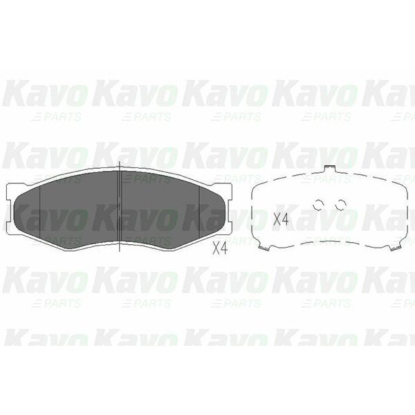 Слика на Плочки KAVO PARTS KBP-6522