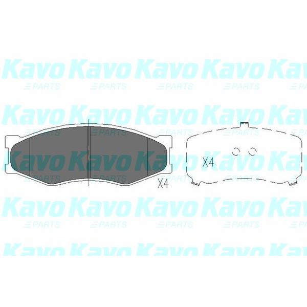 Слика на Плочки KAVO PARTS KBP-6523