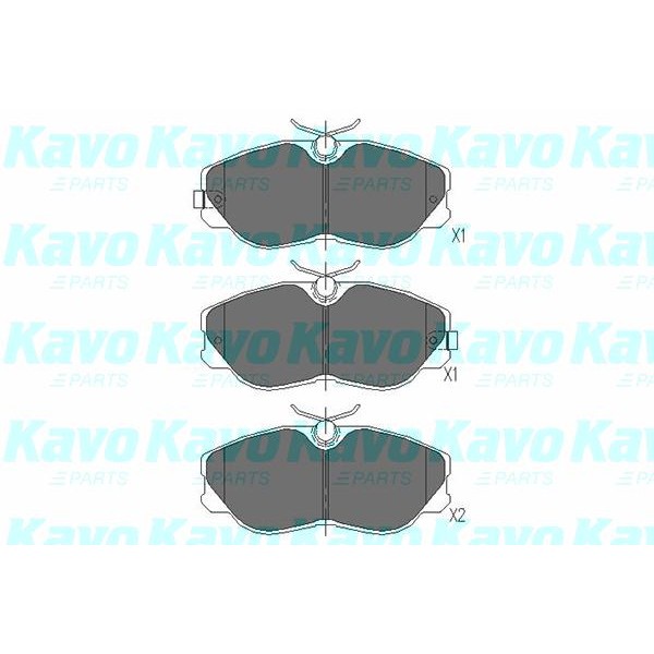 Слика на Плочки KAVO PARTS KBP-6529