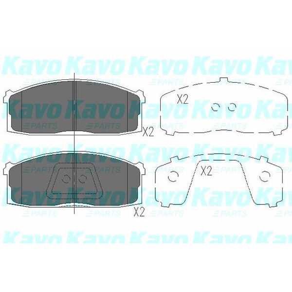 Слика на Плочки KAVO PARTS KBP-6533