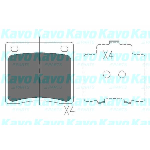 Слика на Плочки KAVO PARTS KBP-6568