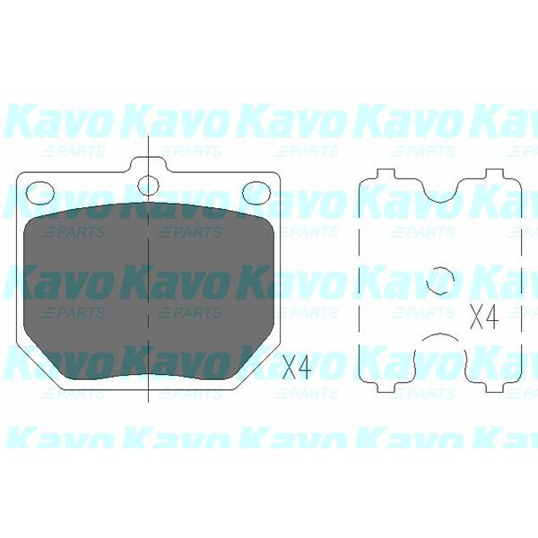 Слика на Плочки KAVO PARTS KBP-6569