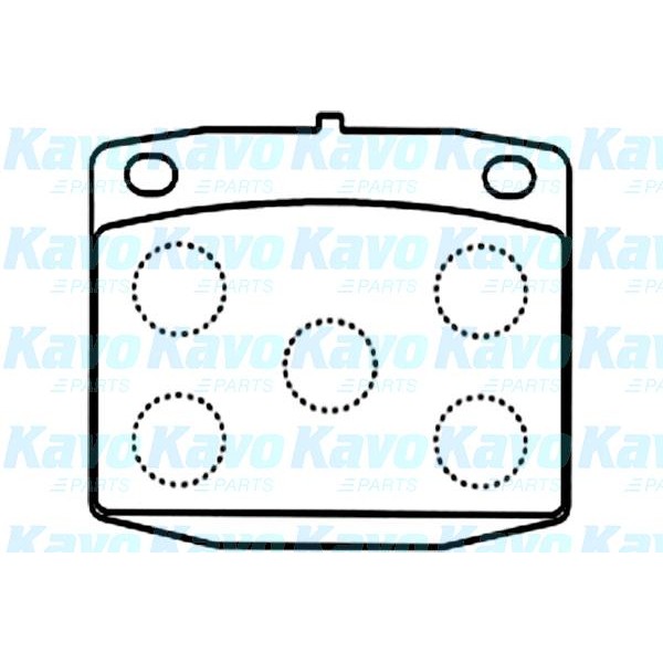 Слика на Плочки KAVO PARTS KBP-6609