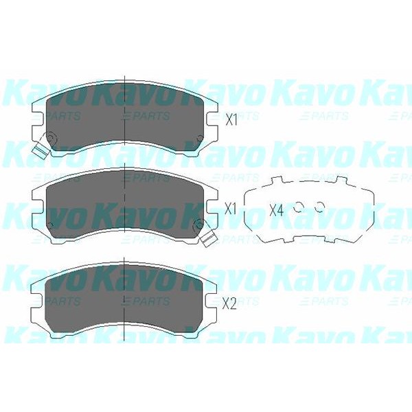 Слика на Плочки KAVO PARTS KBP-8513