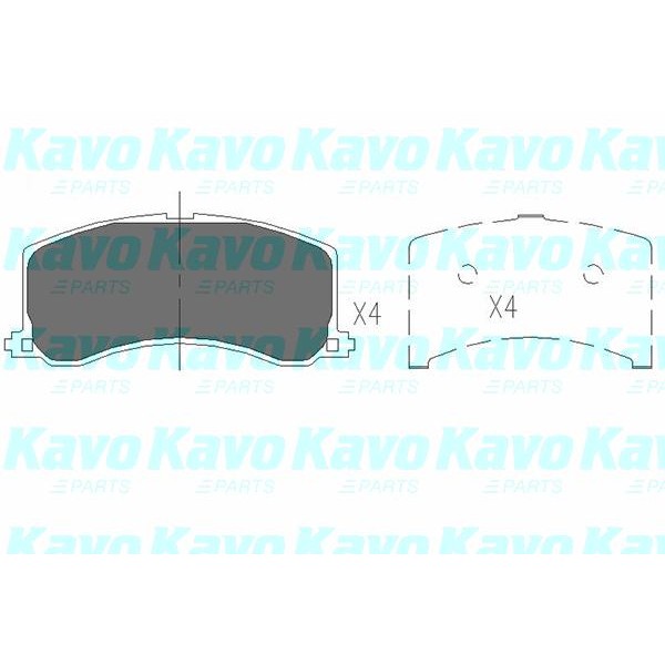 Слика на Плочки KAVO PARTS KBP-8517