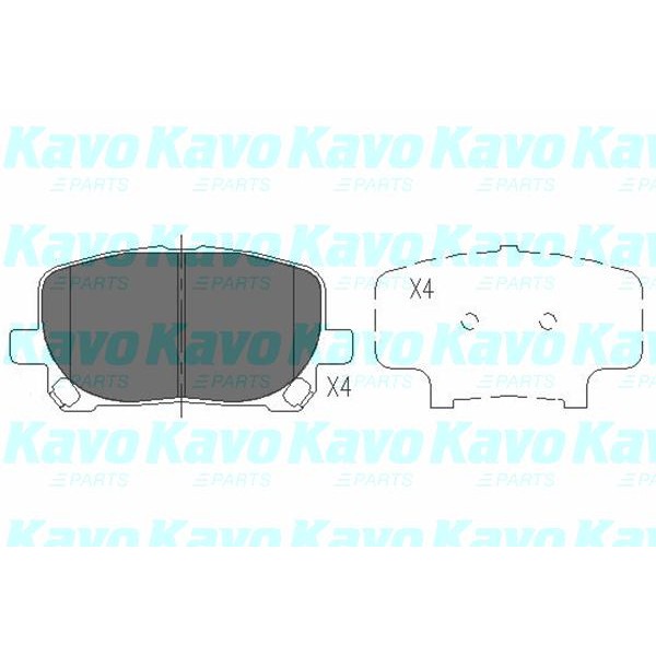 Слика на Плочки KAVO PARTS KBP-9021